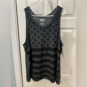MAD Engine stars and stripes tank top XL